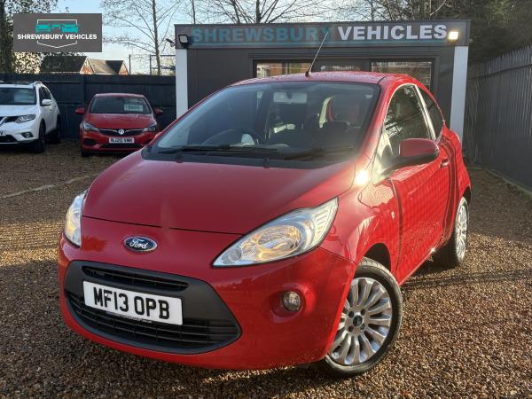 Ford Ka 1.2 Zetec Hatchback 3dr Petrol Manual Euro 5 (s/s) (69 ps)