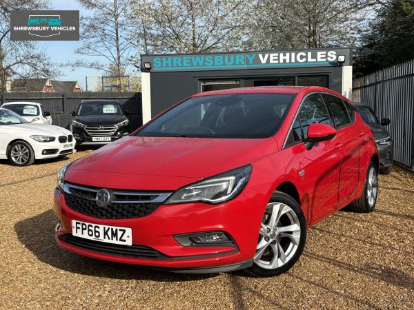 Vauxhall Astra 1.0i Turbo ecoFLEX SRi Nav Hatchback 5dr Petrol Manual Euro 6 (s/s) (105 ps)