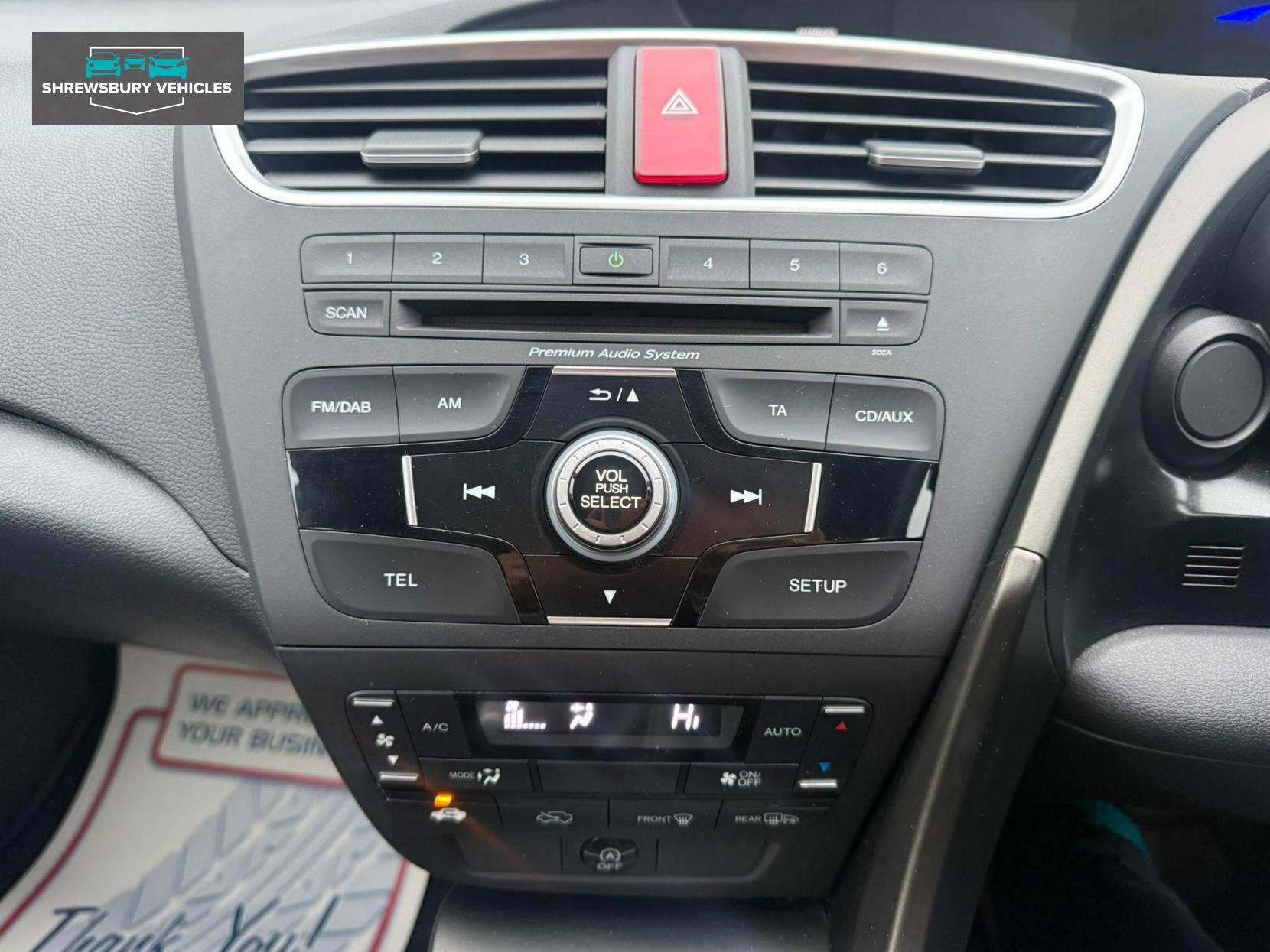 Honda Civic 1.6 i-DTEC S Hatchback 5dr Diesel Manual Euro 5 (s/s) (120 ps)