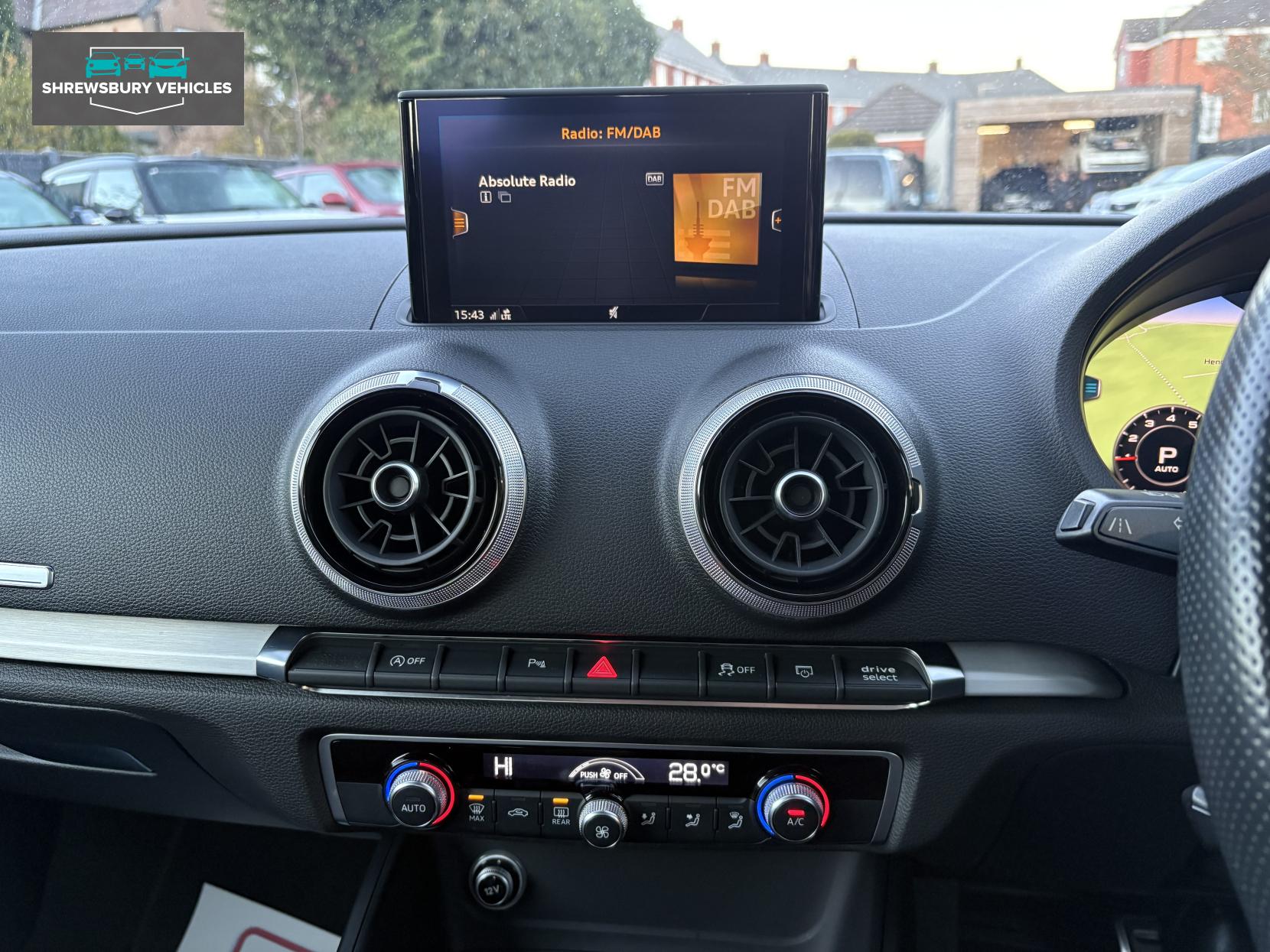 Audi A3 1.5 TFSI CoD S line Hatchback 3dr Petrol S Tronic Euro 6 (s/s) (150 ps)