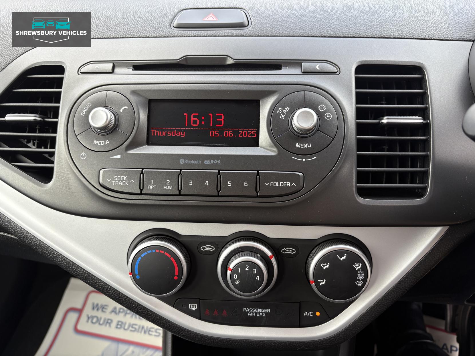 Kia Picanto 1.0 1 Air Hatchback 5dr Petrol Manual Euro 6 (65 bhp)